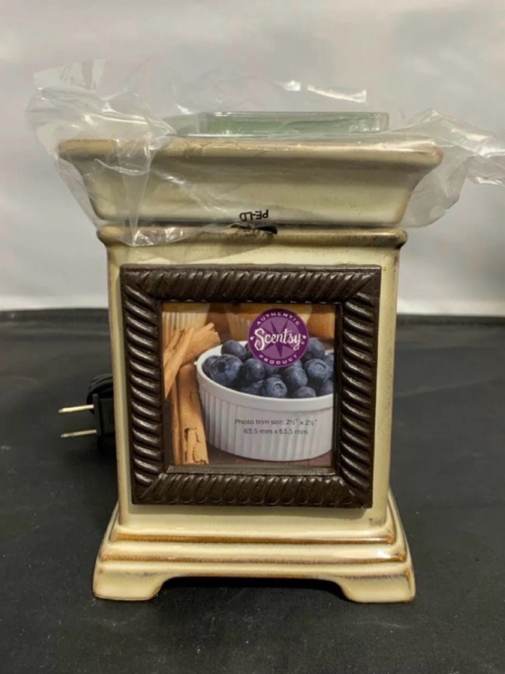 Scentsy DSW Snap Full Size Scented Wax Warmer w/ Snapshot Photo Frame Retired